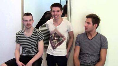 Attractive Australian Gay Nic Banged By Hung Dane In 3some - drtuber.com - Australia